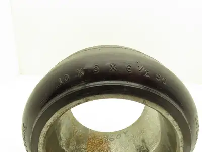Superior 10x5x6-1/2 Press-On Forklift Tire Polyurethane Smooth Cushothane Black