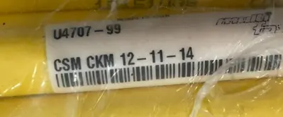 NEW TURCK CSM CKM 12-11-14 MOLDED CORDSET U4707-99 CSMCKM121114
