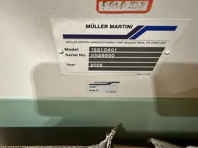 USED 2006 MULLER MARTINI PRESTO II SADDLE STITCHER