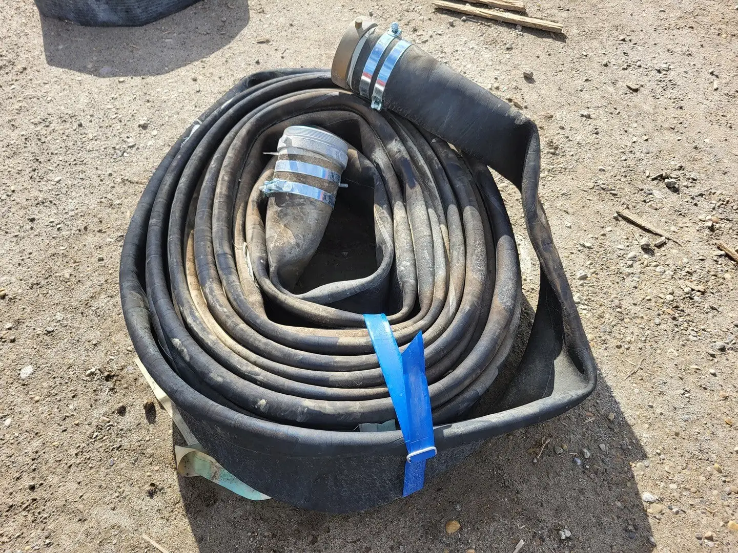 6" x 85 ft Prospector Water Suction and Discharge Hose Black, 150 psi