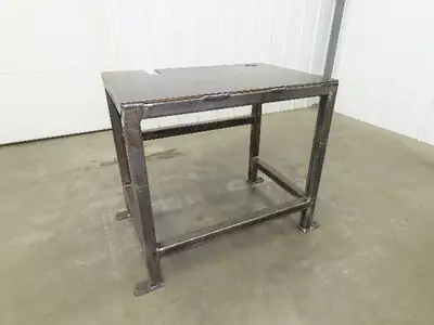 3/8" Steel Top Machine Base Welding Table Work Bench 36x24" Top 33" H