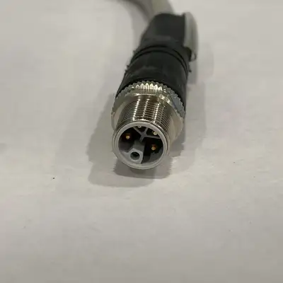 USED PEPPERL + FUCHS CORDSET M12 SOCKET STRAIGHT TO M12 PLUG STRAIGHT L-CODED, 5-PIN
