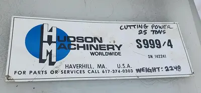 USED 1997 HUDSON MACHINERY T25