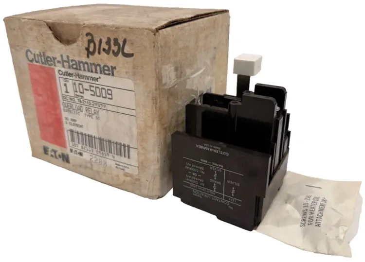New | in-Stock CUTLER-HAMMER 10-5009 Motor Control Parts Michigan US | SB Industrial Supply #1062103