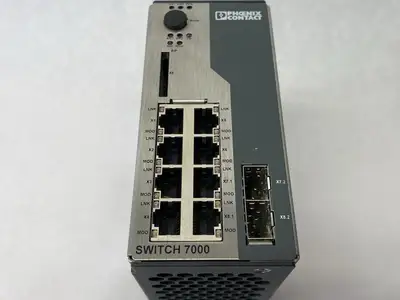 USED PHOENIX CONTACT INDUSTRIAL MANAGED ETHERNET SWITCH 2701554