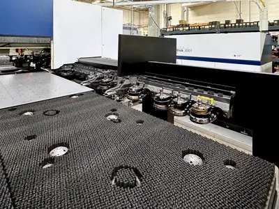 Used 2017 TRUMPF TRUMATIC 1000 FIBER Laser Combo Punches Illinois US | Machine Factory Outlet #1262849