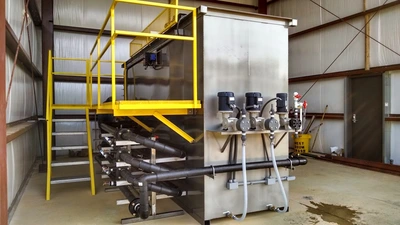 NEW: 200 GPM Dissolved Air Flotation System, 304SS.