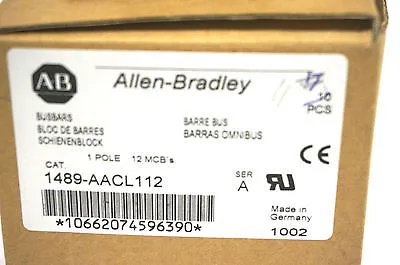 11 NEW ALLEN BRADLEY 1489-AACL112 BUSBARS 1489AACL112