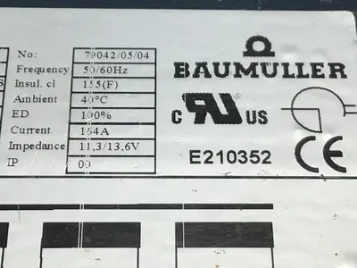 USED BAUMULLER EMB/DDU2.5/1/0/0S
