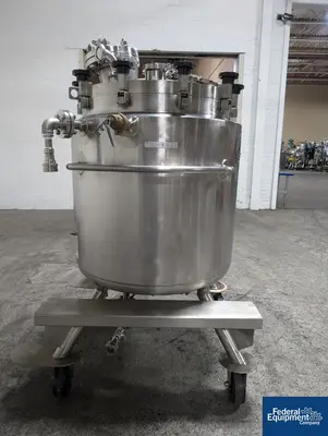 USED Feldmeier 200 Liter Feldmeier Reactor Body, 316L S/S, 45/100#