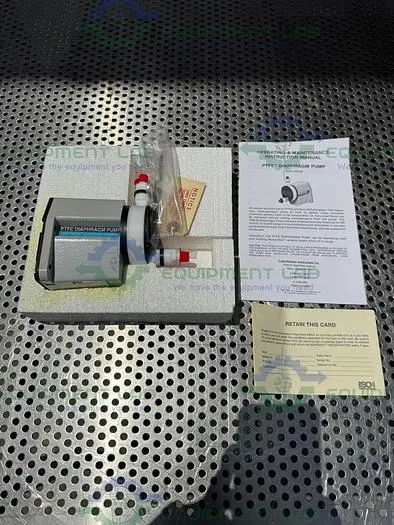 NEW COLE PARMER 7090-62 PTFE DIAPHRAGM PUMP 100 ML/MIN AT 0 PSI, 400 RPM
