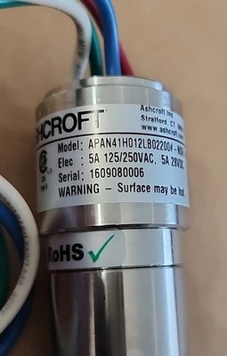 NEW Ashcroft APAN41H012LB02200#-NSR-XCY