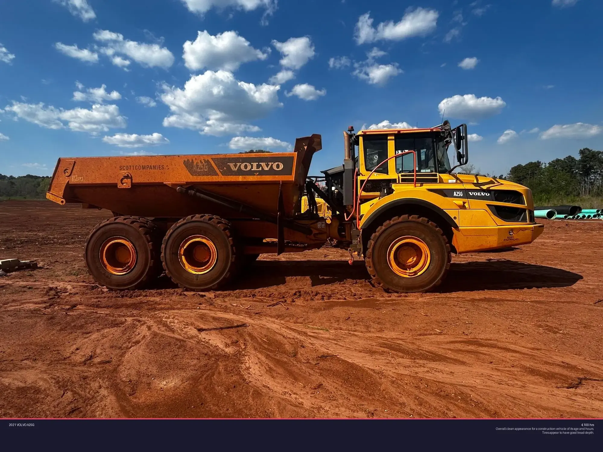 Used 2021 VOLVO A25G Articulated Dump Trucks Texas US | Proxy Equipment #1378457