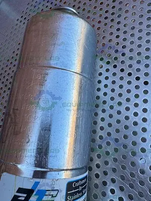USED ALLEGHENY BRADFORD 6.2 LITER  STAINLESS STEEL FILTER HOUSING 150 PSIG