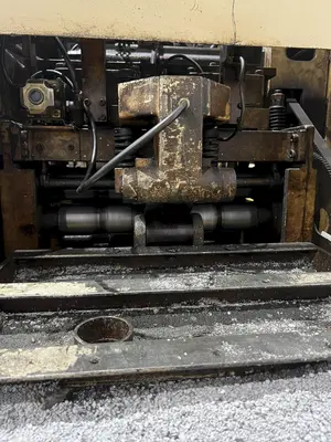 15" X .125" AIDA MODEL #LFS-40R STRAIGHTENER & SERVO COIL STRIP FEEDER: STOCK #20562