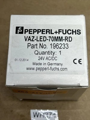 Pepperl+Fuchs 196233 VAZ-LED-70MM-RD Red Stack Light Optical Indicator LED Lamp