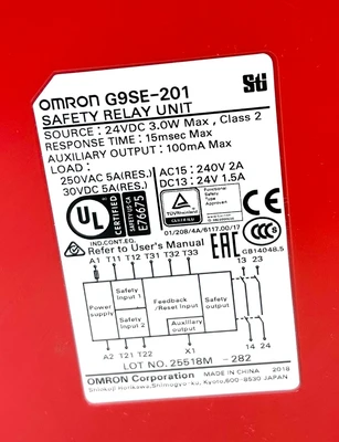 USED OMRON G9SE-201