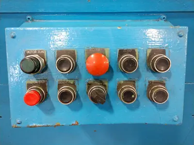 12" TUREK & HELLER HYDRAULIC SHEAR & CLAMP MACHINE: STOCK #10633