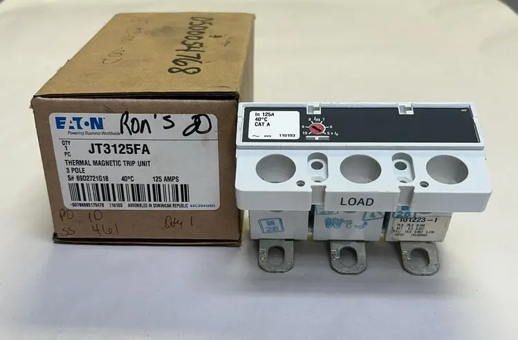 Used EATON JT3125FA Miscellaneous Equipment (Electrical & Power) Ohio US | Surplus Asset Holdings #1209750