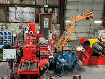 24" x .095" x 10,000Lbs. SECO Slitting Line w/ Banding Line (Used)