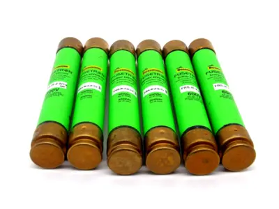 NEW LOT OF 6 BUSSMANN FRS-R-2-8/10 FUSES 600V FRSR2810