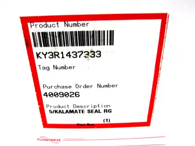 NEW LOT OF 2 FLOWSERVE KY3R1437333 5/KALAMATE SEAL RG