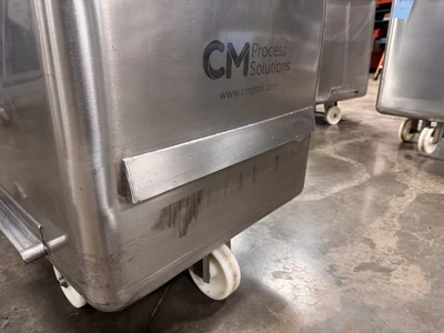 600 Pound SS Dump Buggy with Plastic Lid