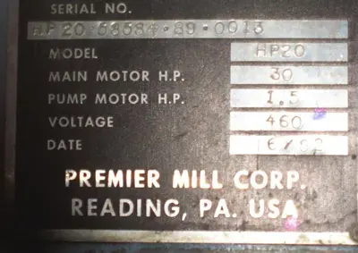 USED PREMIER HP20
