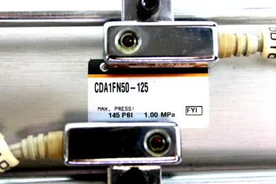 SMC CDA1FN50-125 Pneumatic Cylinder, 50mm Bore, 125mm Stroke w/ D-A53 Reed Switch