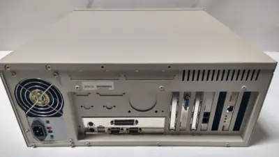 Rackmount Industrial PC 18.5x17x7.5 w/ CD Floppy Serial USB Key Lock Fan