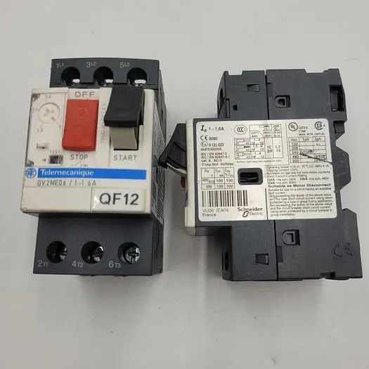 Used TELEMECANIQUE TELEMECANIQUE GV2ME06 / 1 - 1.6A MANUAL MOTOR STARTER Starters | ND Industrial Surplus #1225858