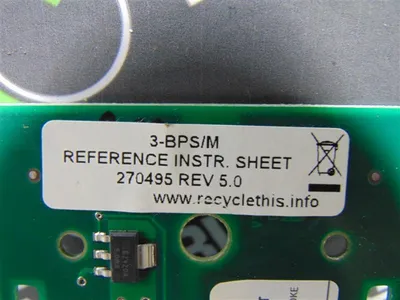 EST 3-BPS/M Fire Alarm Booster Power Supply Monitor Board 270495 Rev. 5.0 Used