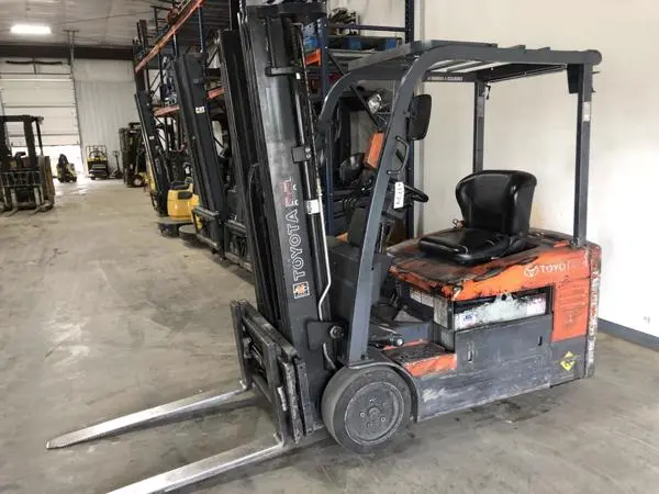 Used 2005 TOYOTA 7FBHEU18 3-Wheel Sit down Electric Counterbalance Forklifts South Carolina US | Zoom Lifts & Equipment #1182321