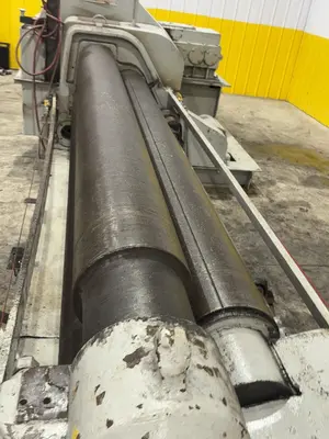10' X 1/2" WEBB MODEL #9L-1210 3 ROLL INITIAL PINCH PLATE ROLL