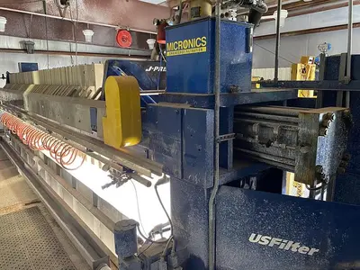 Used 2004 US FILTER 1200M32-82-100SYHC Filter Presses South Carolina US | DH Griffin Used Equipment #1383547