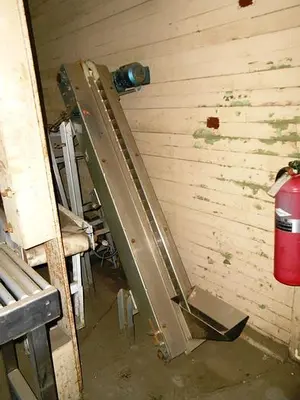 Conveyor, Belt, 2" x 6', S/st, Incline, 1/2 HP #S742203