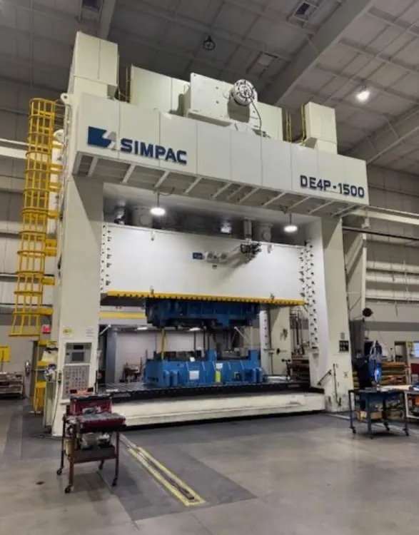 Used 2017 SIMPAC DE4P-1500 Straight Side Presses CA | PressTrader Limited #1332674