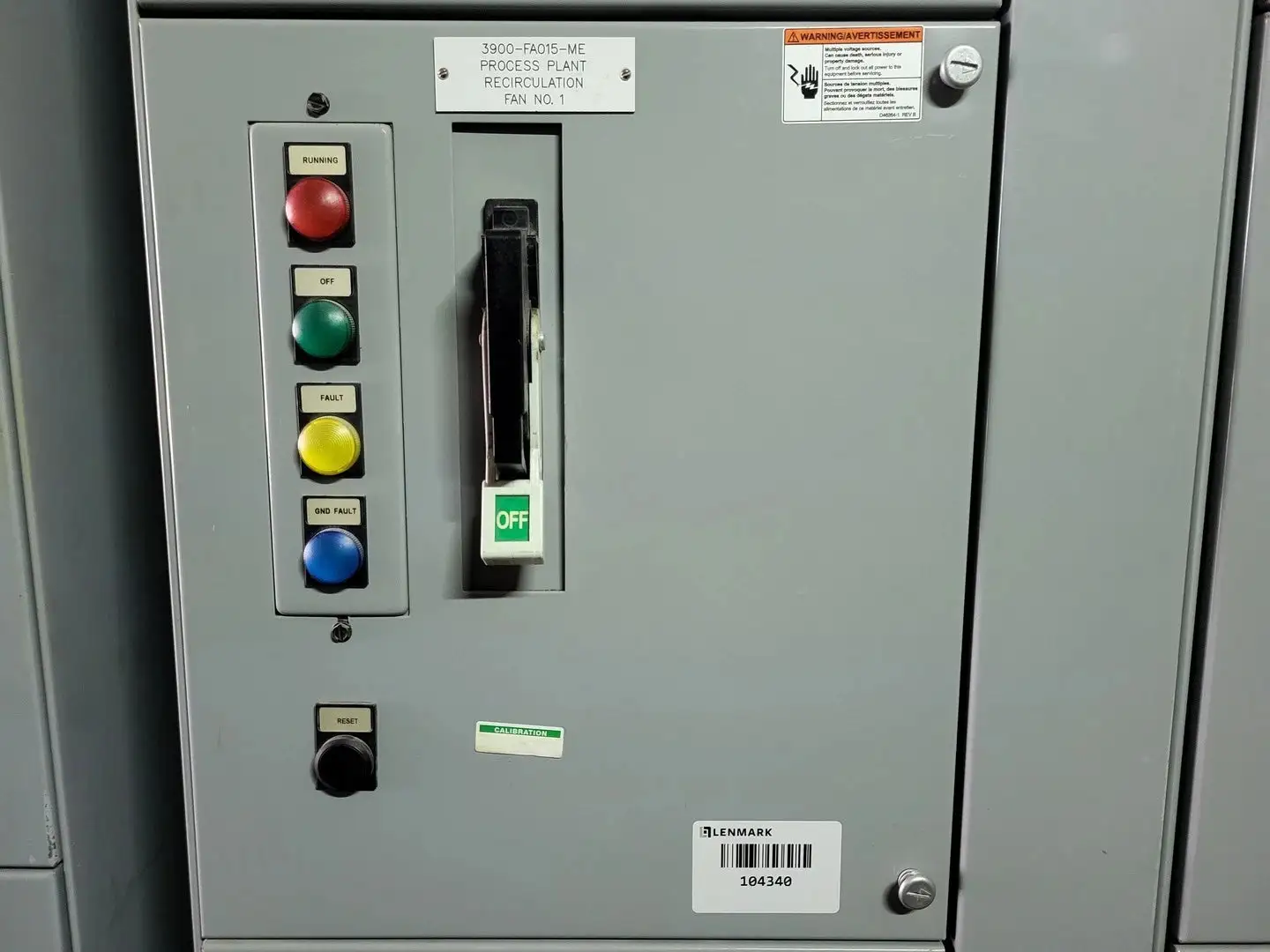 Full Voltage Non-Reversing MCC Bucket Size 1