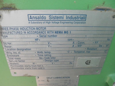 USED ANSALDO SISTEMI INDUSTRIALI -