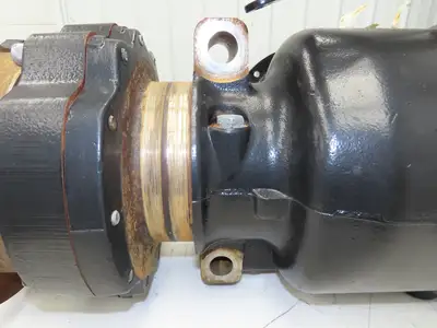 Hyster E80XN Forklift Front Dual Wheel Drive Axle Assembly 8-Lug Off E80XN