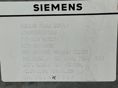 USED SIEMENS E220G5/15WRGD
