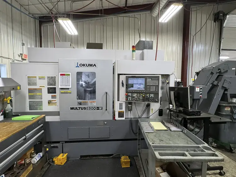 Used 2010 OKUMA Multus B200W CNC Lathes Montana US | Machine Tool Bids #379979