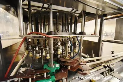 Used BINER ELLISON F-52 TDG 24SS Overflow Pressure Gravity Liquid Fillers Illinois US | Aaron Equipment #84266