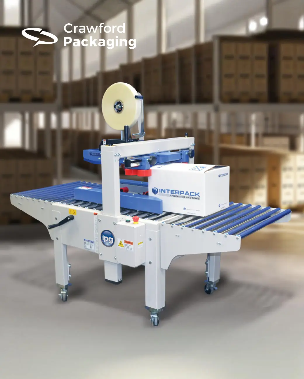 New | in-Stock 2026 Intertape Polymer USC2020-SB/2" Case Sealers Ontario CA | Crawford Packaging #1424046