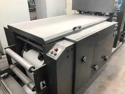 USED 2006 SANDEN 5 COLOR 22” INSERT UV PRESS