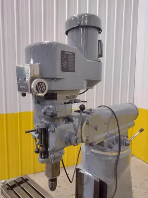 2 HP ALLIANT MODEL 100-1520 RAM TYPE VERTICAL MILL: STOCK #10353