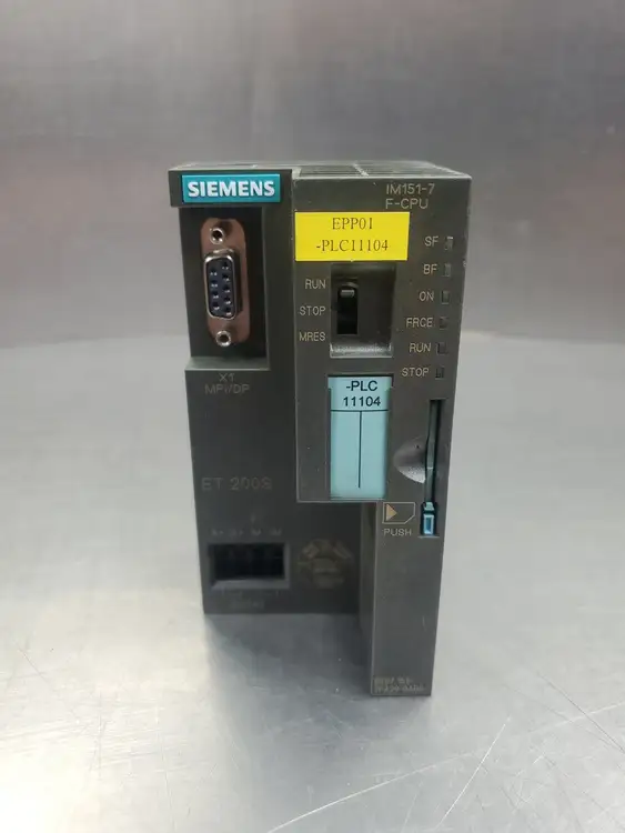 Used Siemens 6ES7151-7FA20-0AB0 SIMATIC S7 ET200S Interface Module PLC Processors | Palmetto Automation #1156508