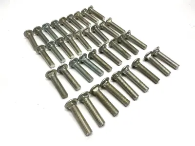 5/8"-11 x 3" Carriage Bolts Grade 2 LOT OF 36 SHELFWARE - New Other