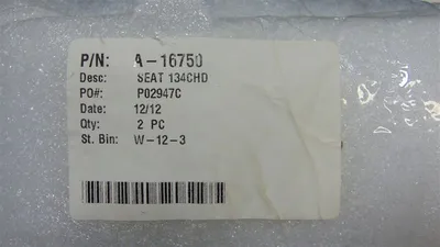 Qty. 2 Ariel A-16750 Compressor Suction Seats SUC VLV SEAT, 134CHD New NIB