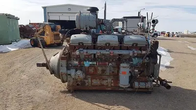 USED WAUKESHA L-3711 NATURAL GAS ENGINE